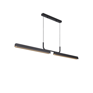 גוף תאורה תאורה דקורטיבי שחור | LED 25W | 3000K | MK6492PB-001