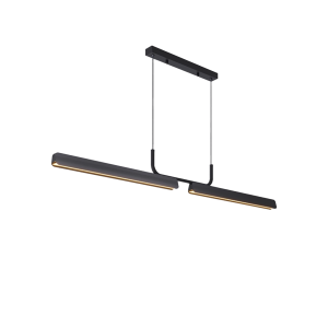 גוף תאורה תאורה דקורטיבי שחור | LED 25W | 3000K | MK6492PB-001